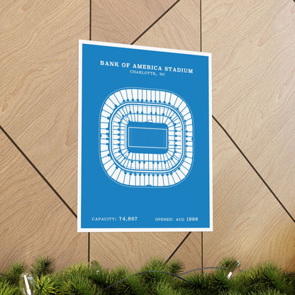 Bank of America Stadium Poster | Classic Border