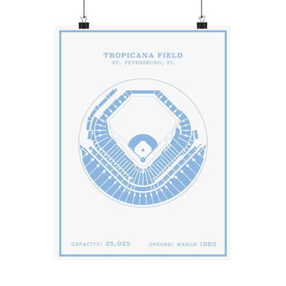 Tropicana Stadium Poster | Modern Border