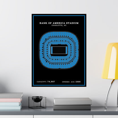 Bank of America Stadium Poster | Modern Border