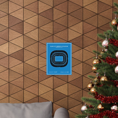 Bank of America Stadium Poster | Modern Poster
