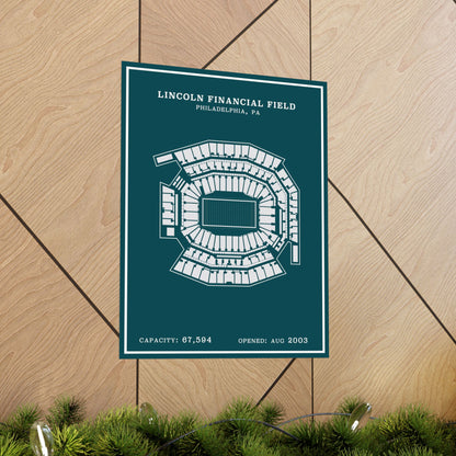 Lincoln Financial Stadium Poster | Modern Border
