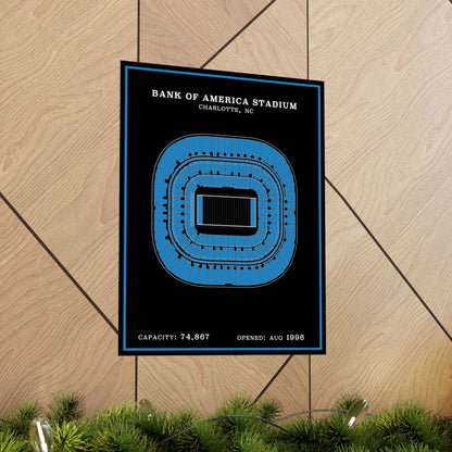 Bank of America Stadium Poster | Modern Border