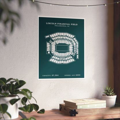 Lincoln Financial Stadium Poster | Classic Border