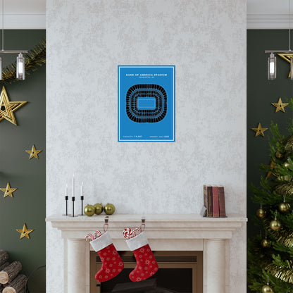 Bank of America Stadium Poster | Modern Poster