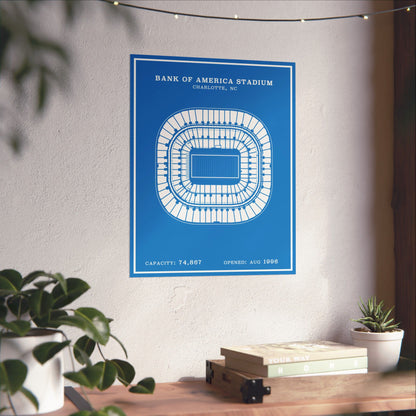 Bank of America Stadium Poster | Modern Border