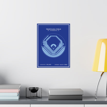 Tropicana Stadium Poster | Modern Border