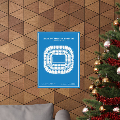 Bank of America Stadium Poster | Modern Border