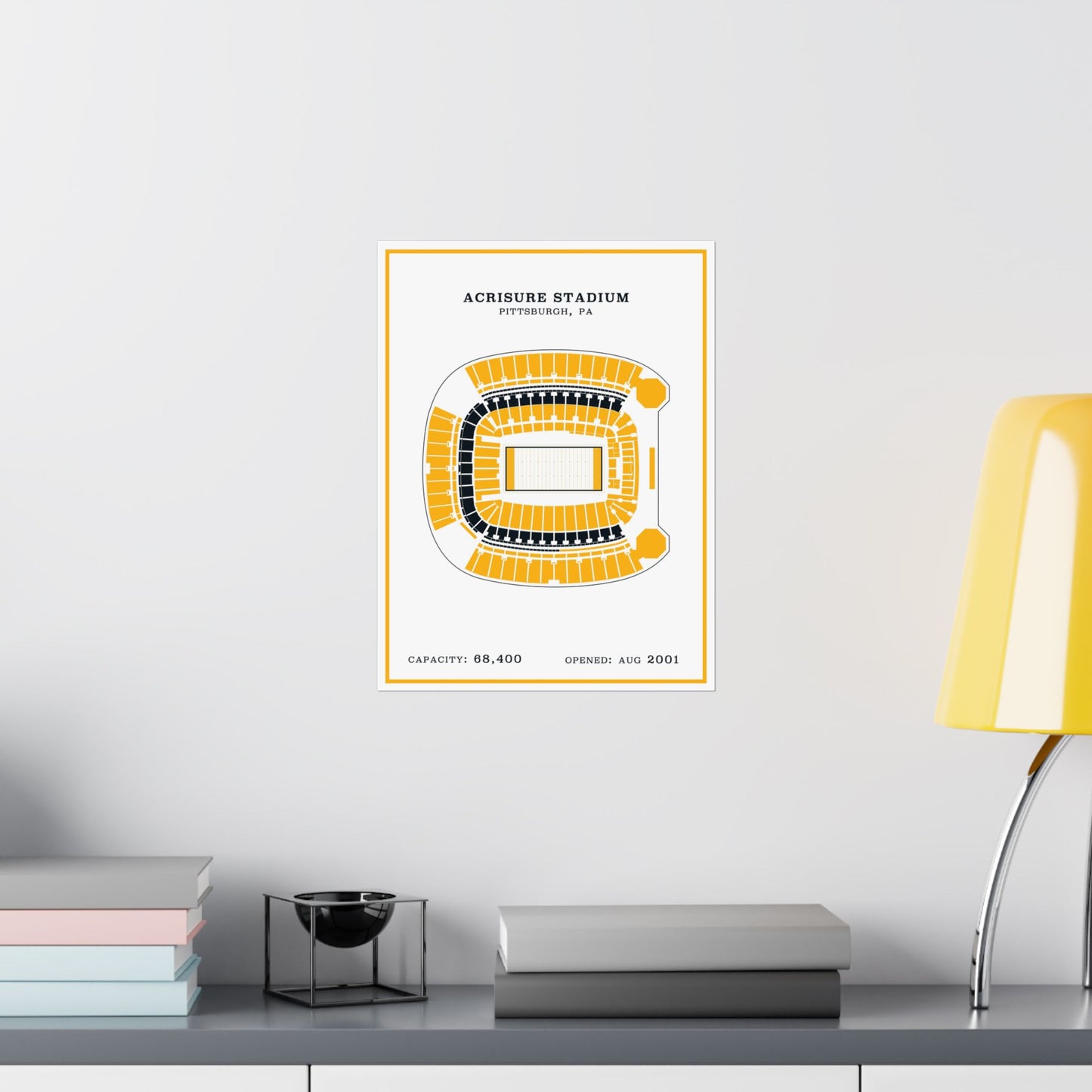 Acrisure Stadium Poster | Modern Border