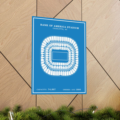 Bank of America Stadium Poster | Modern Border