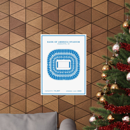 Bank of America Stadium Poster | Modern Border