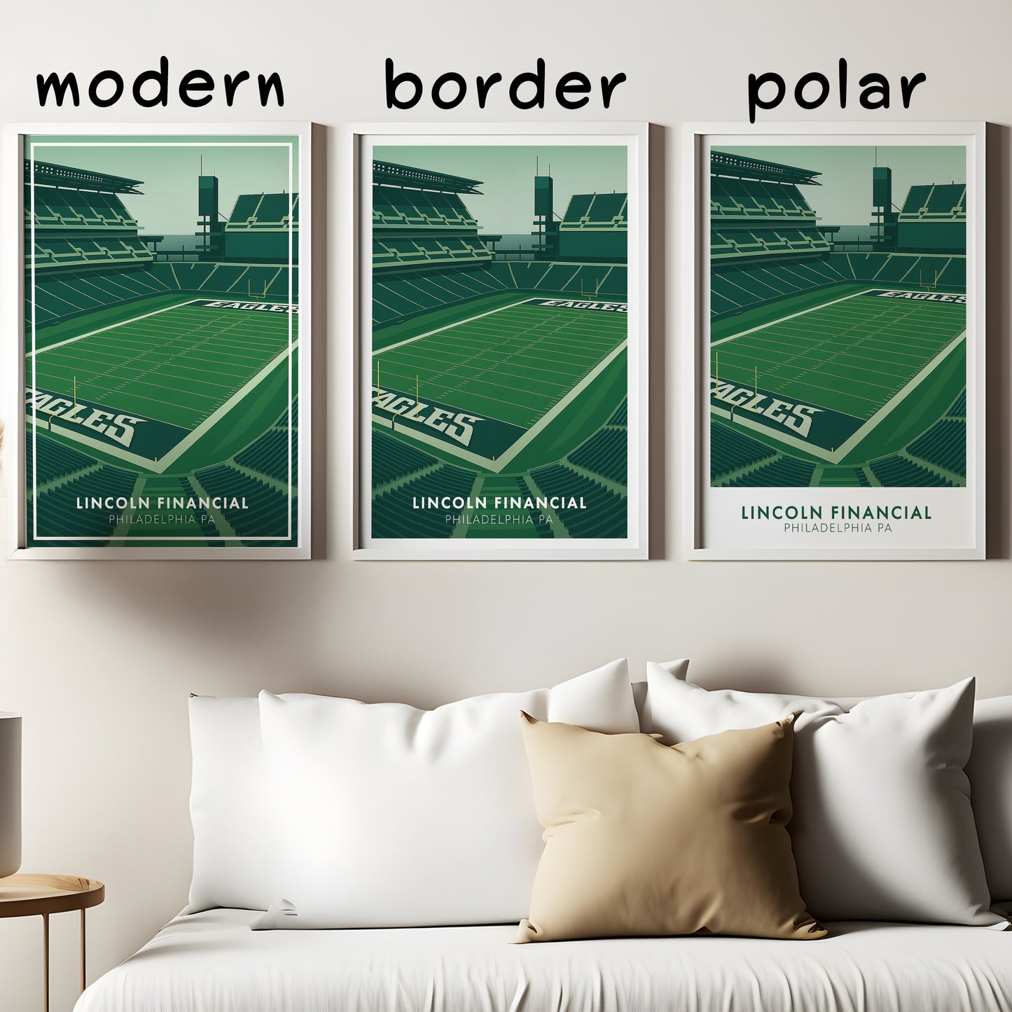 Lincoln Financial Field Poster | Philadelphia Football Stadium Print