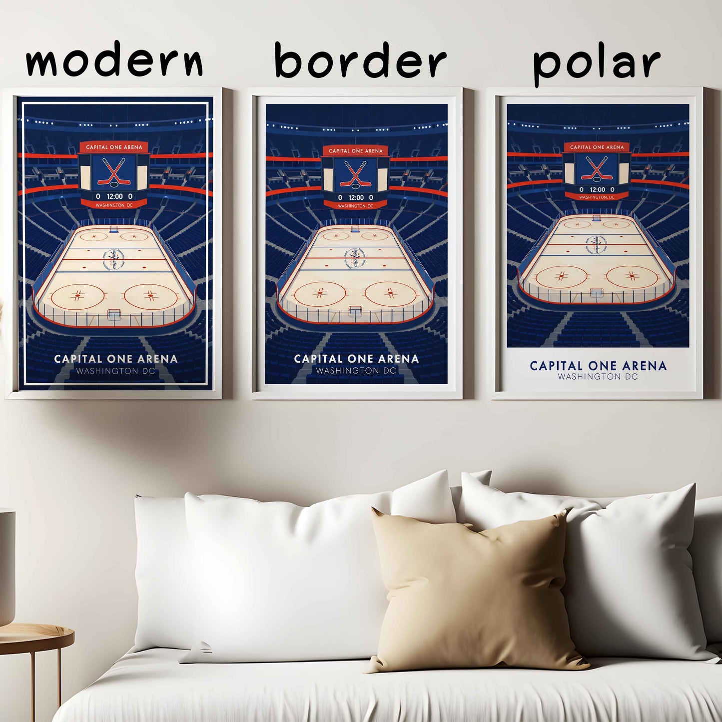 Capital One Arena Poster – Washington DC Hockey Wall Art