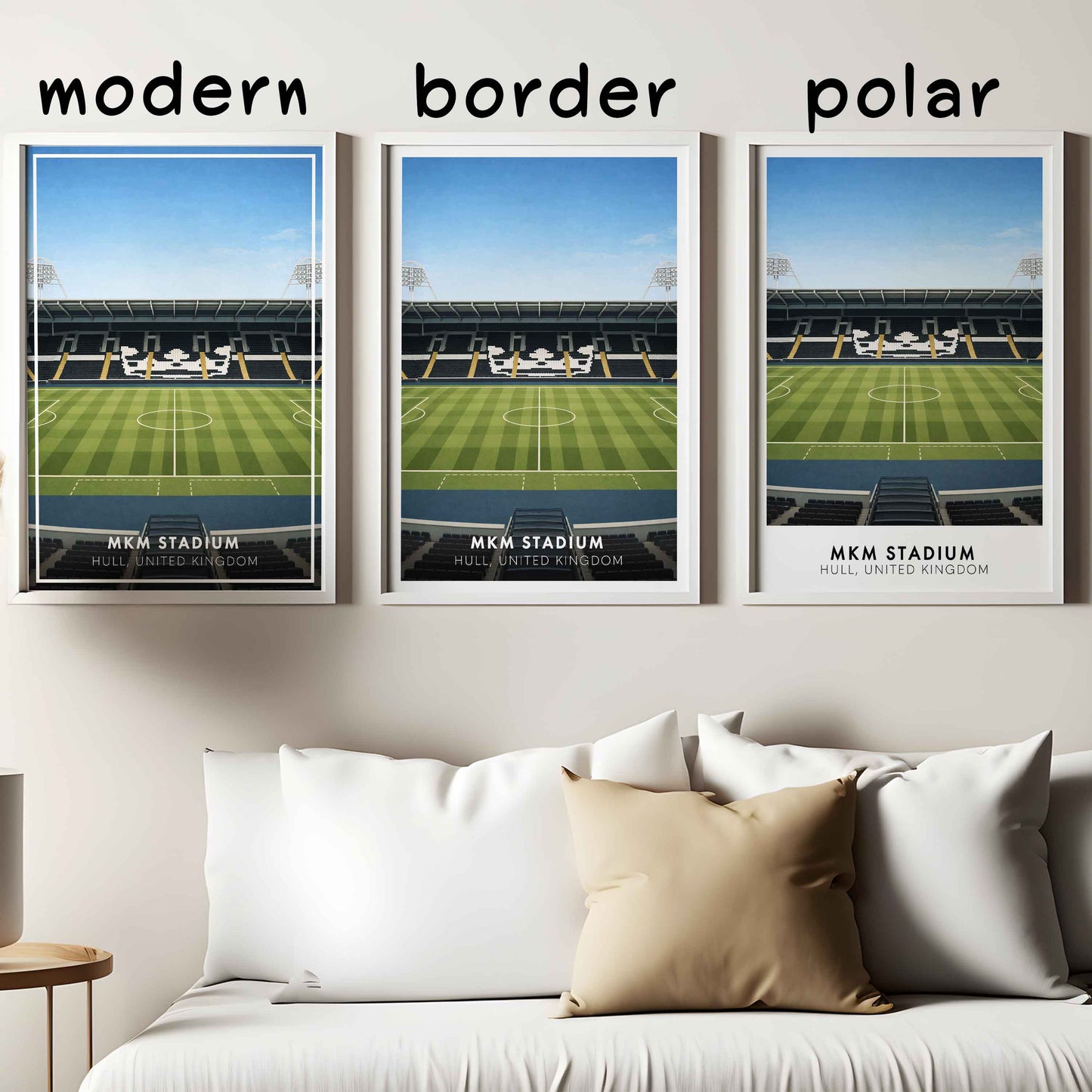 Hull City MKM Stadium Poster | Football Stadium Print