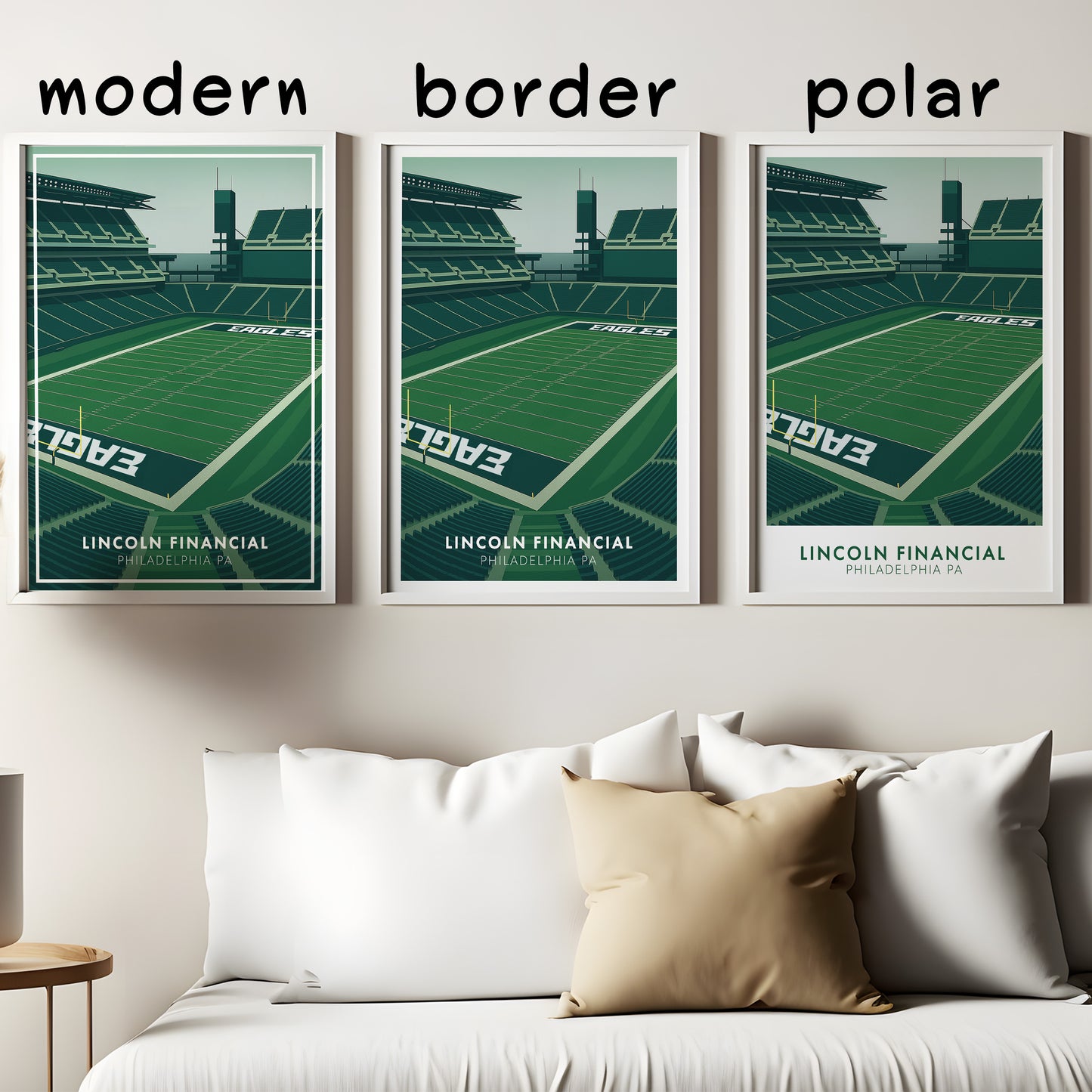 Lincoln Financial Field Poster | Philadelphia Football Stadium Print