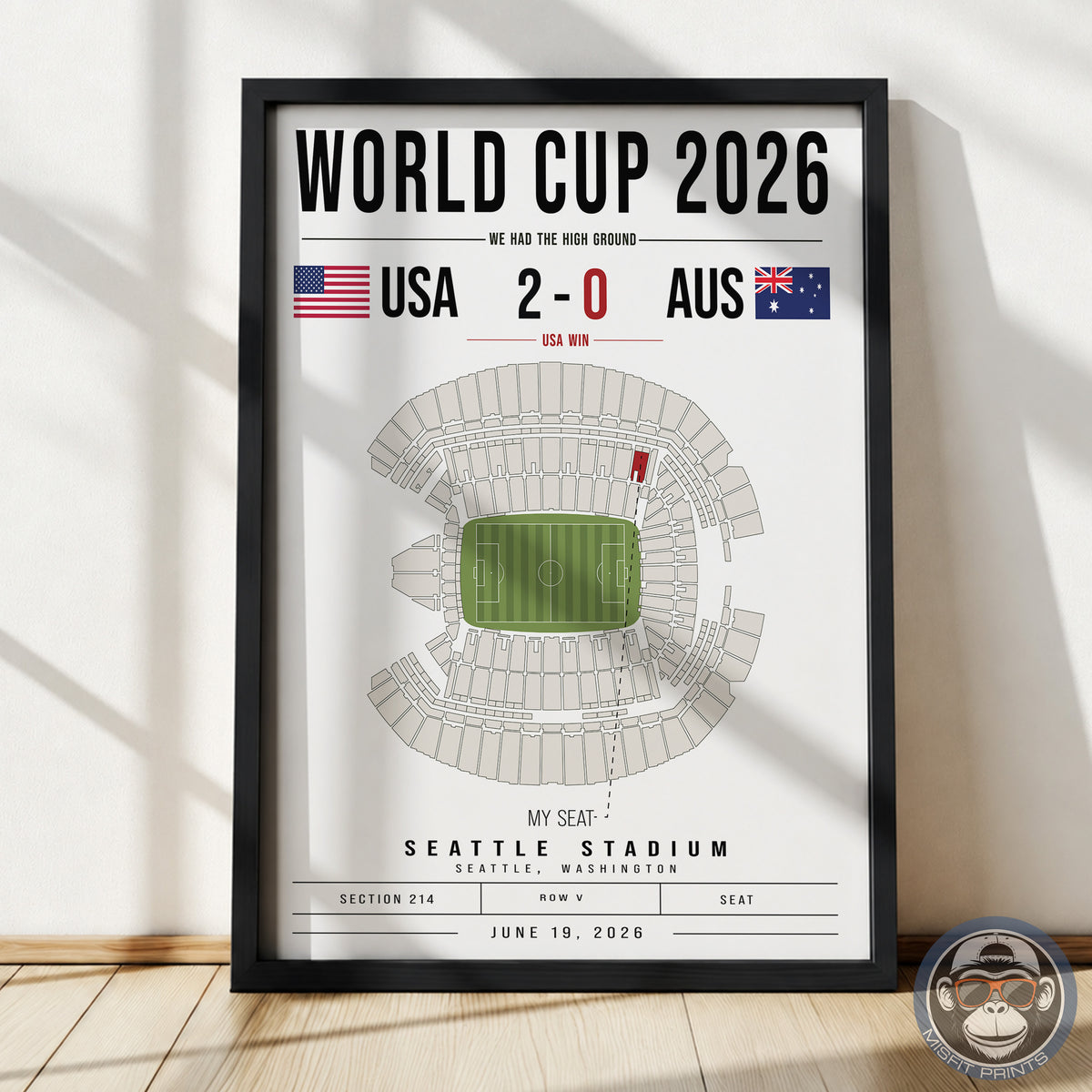 Custom World Cup Soccer Poster