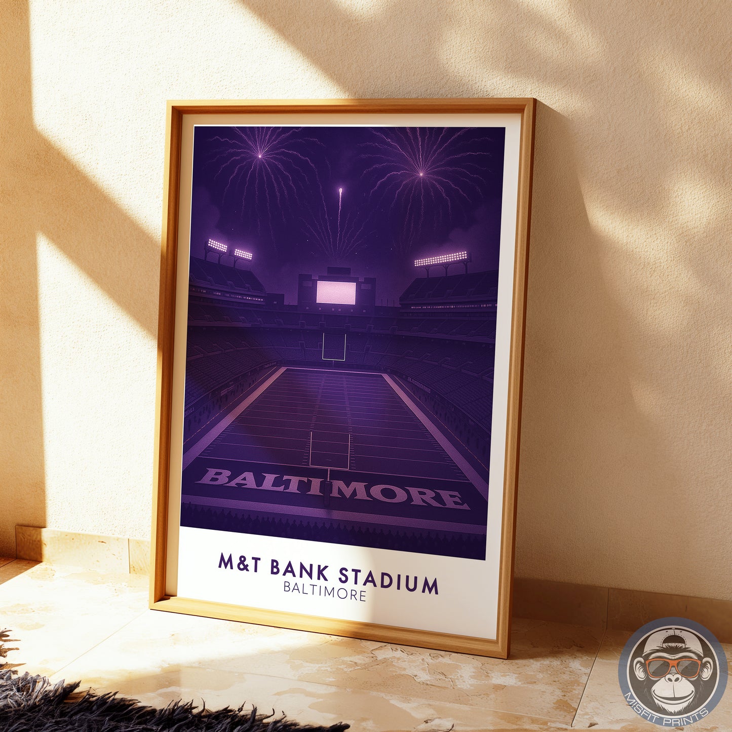 M&T Bank Stadium Poster - Baltimore Football