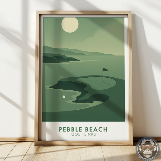 Pebble Beach Golf Link Poster