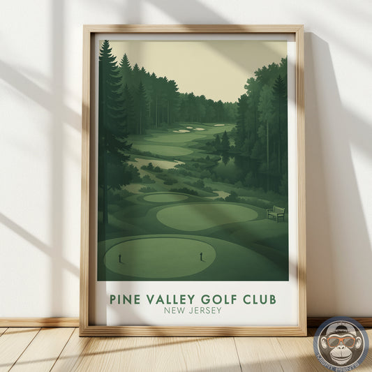 Pine Valley Golf Course Poster
