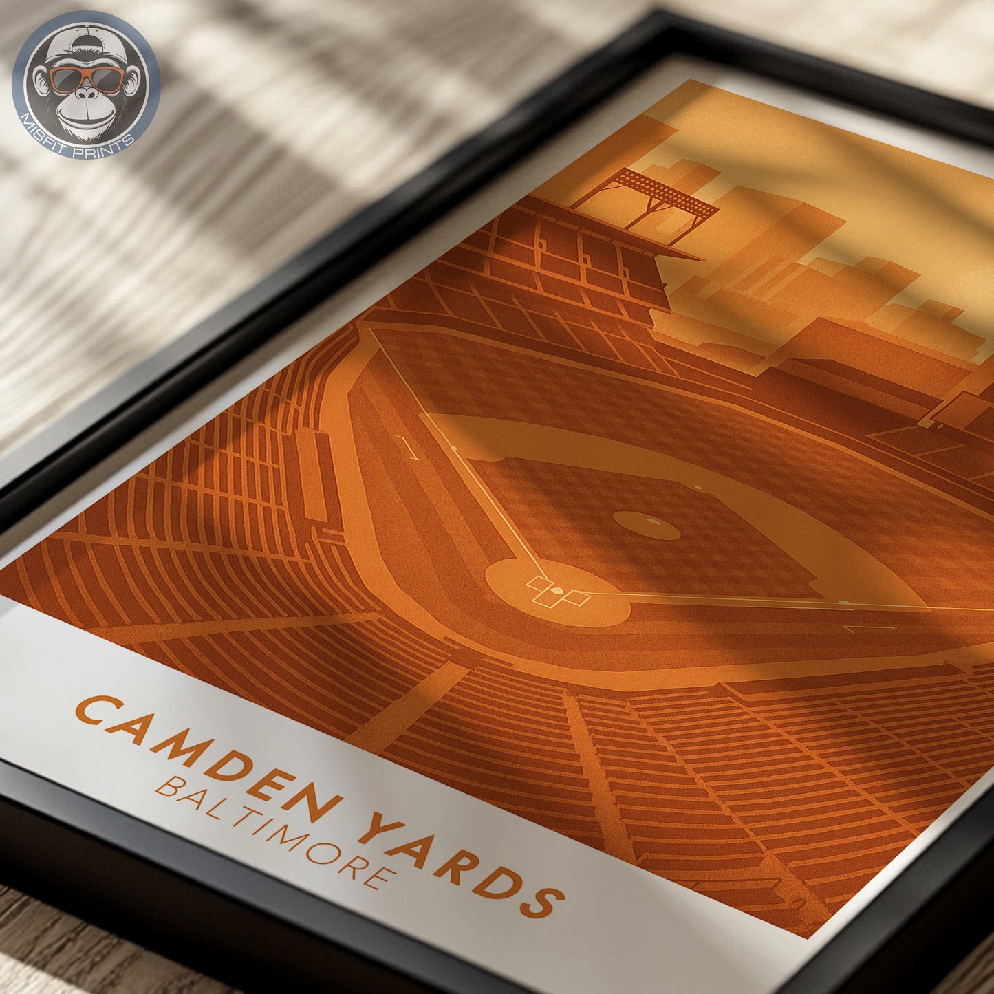 Camden Yards Poster – Baltimore Baseball Stadium Wall Art