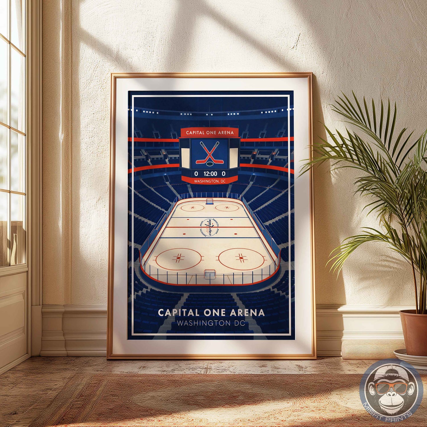 Capital One Arena Poster – Washington DC Hockey Wall Art