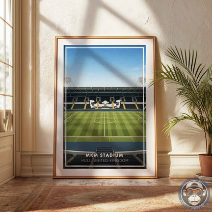Hull City MKM Stadium Poster | Football Stadium Print