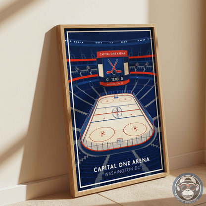 Capital One Arena Poster – Washington DC Hockey Wall Art