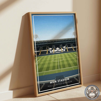 Hull City MKM Stadium Poster | Football Stadium Print