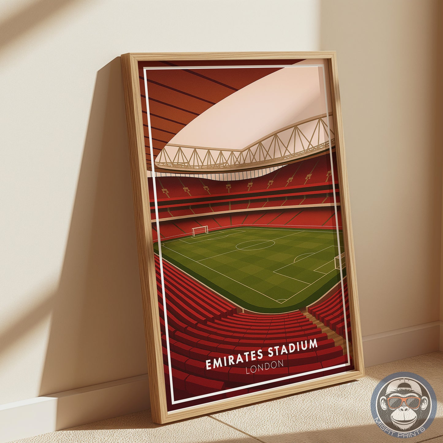 Minimalist Emirate Stadium - Soccer Poster