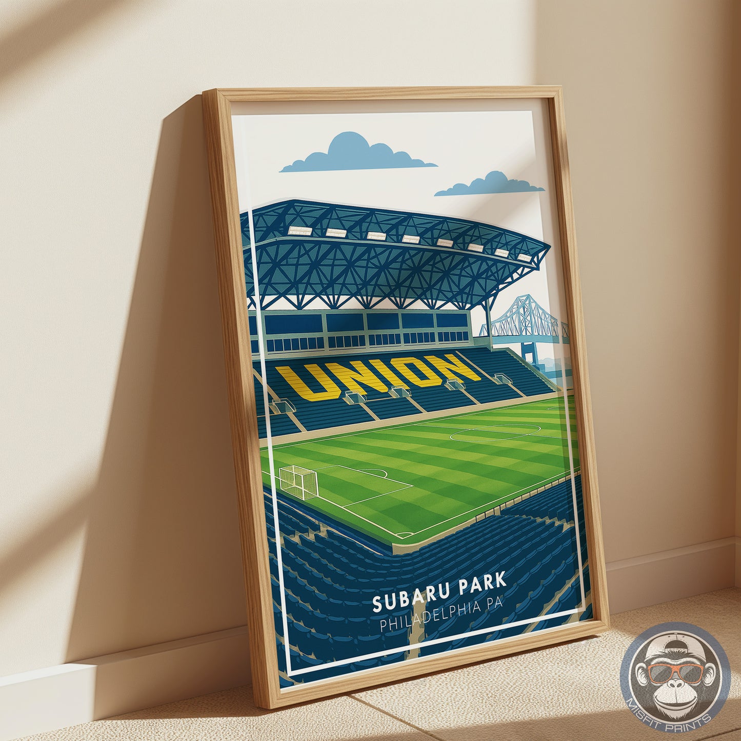 Subaru Park Soccer Stadium Poster
