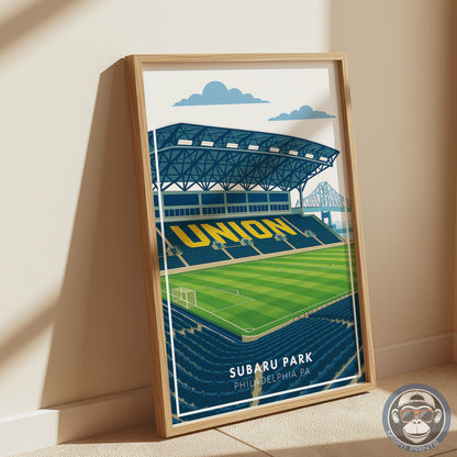 Subaru Park Soccer Stadium Poster