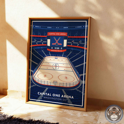 Capital One Arena Poster – Washington DC Hockey Wall Art