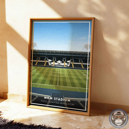 Hull City MKM Stadium Poster | Football Stadium Print