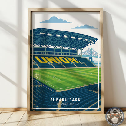 Subaru Park Soccer Stadium Poster