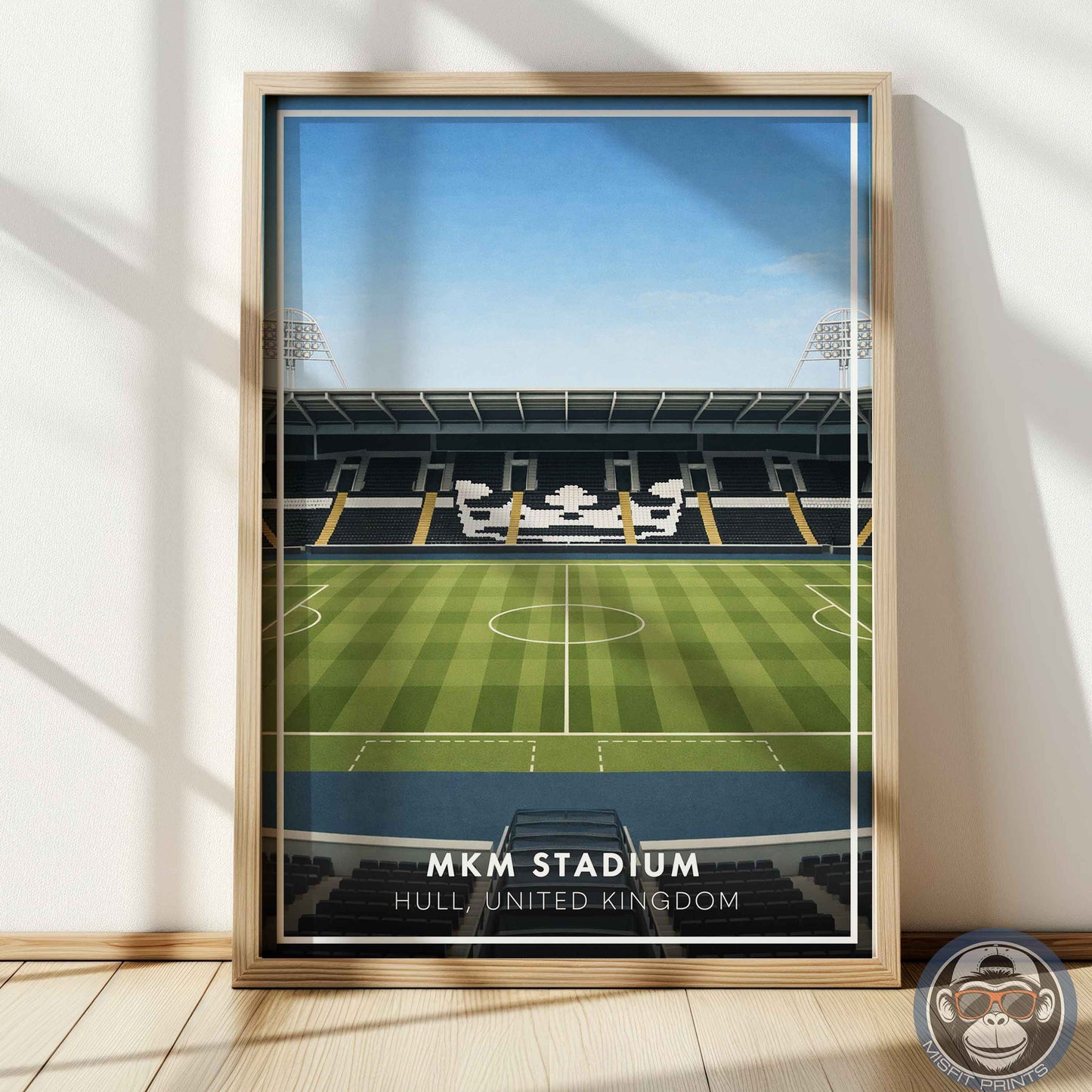 Hull City MKM Stadium Poster | Football Stadium Print