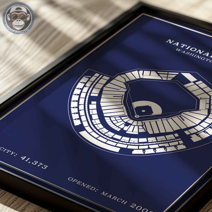 Nationals Stadium | Modern Border Print