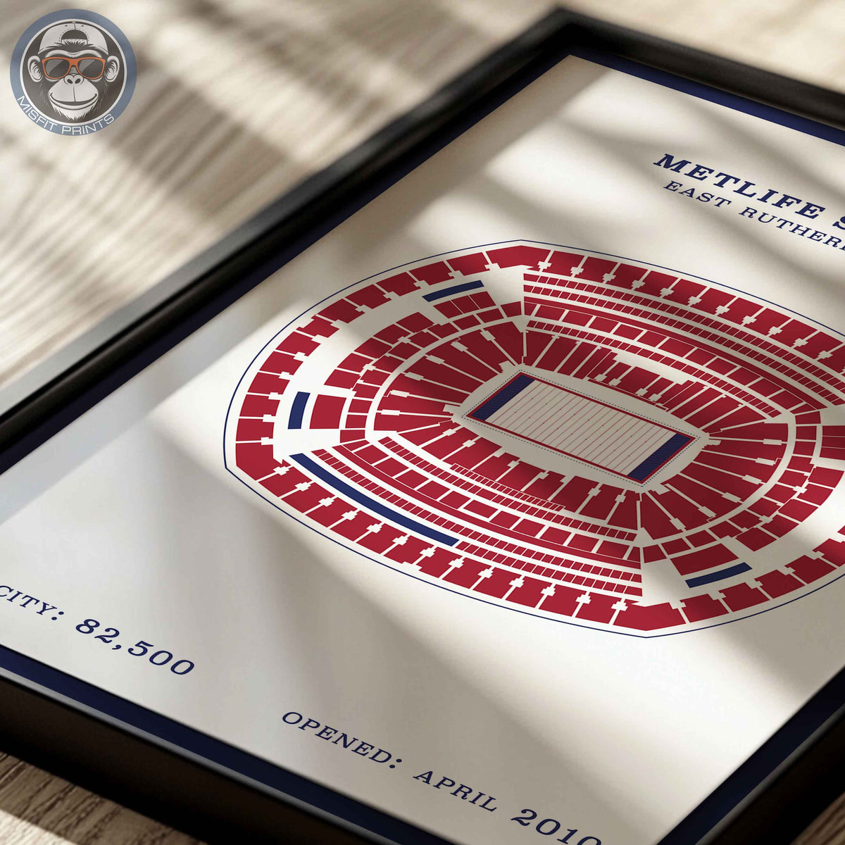 MetLife Stadium - Border Print
