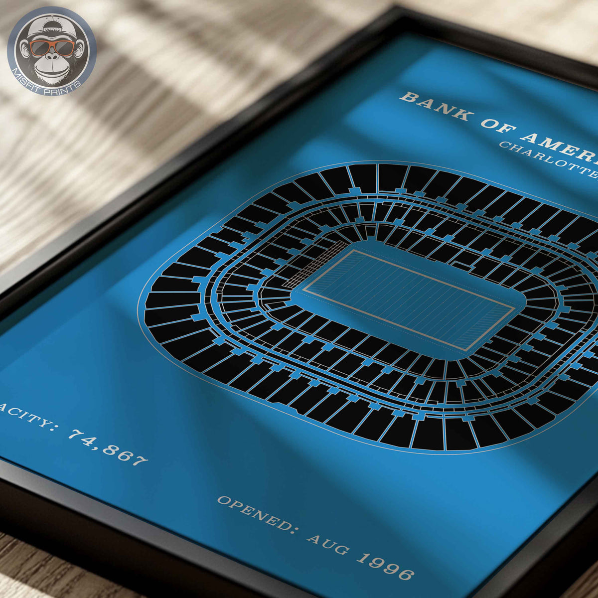 Bank of America Stadium - No Border Print