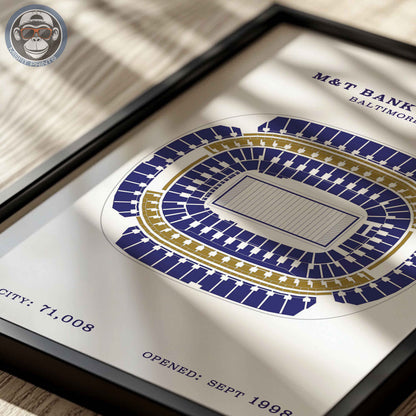 M&T Bank Stadium - No Border Print