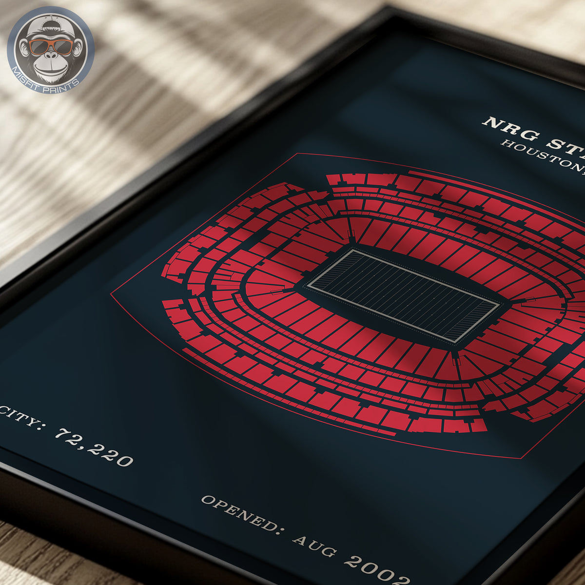 NRG Stadium - No Border Print