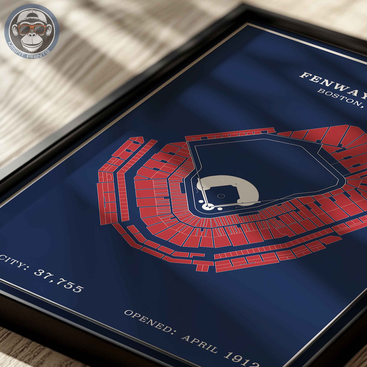 Fenway Park | Modern Border Print