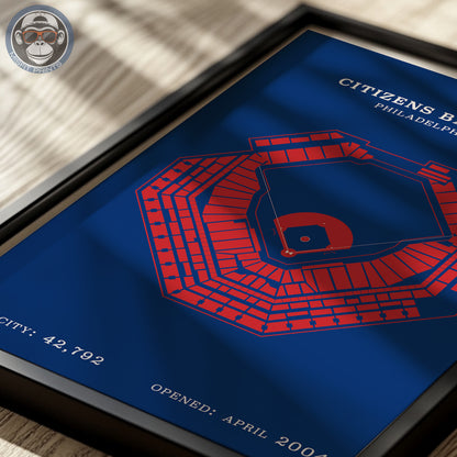 Citizens Bank Stadium | Border Print