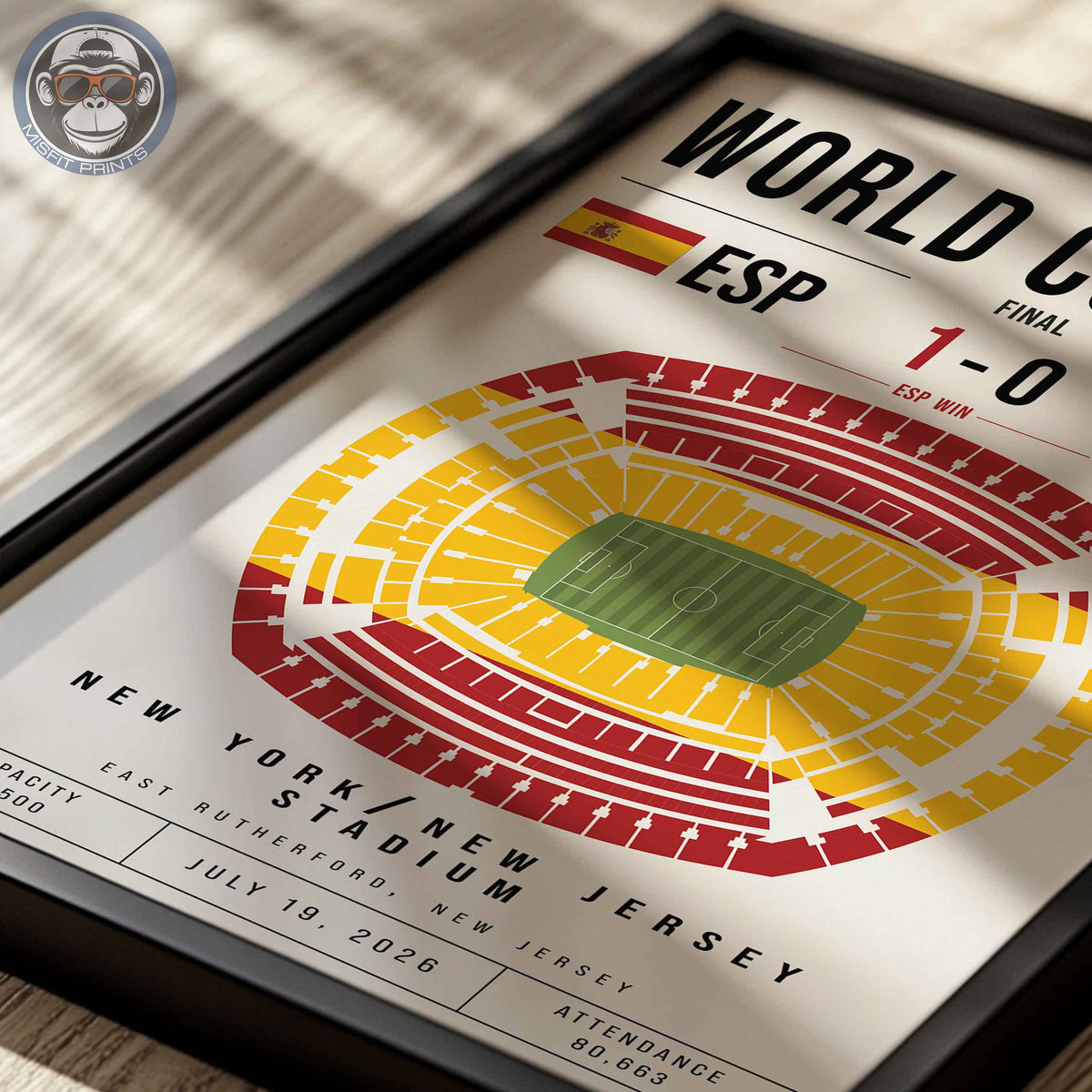 Spain vs. Argentina World Cup Match Poster