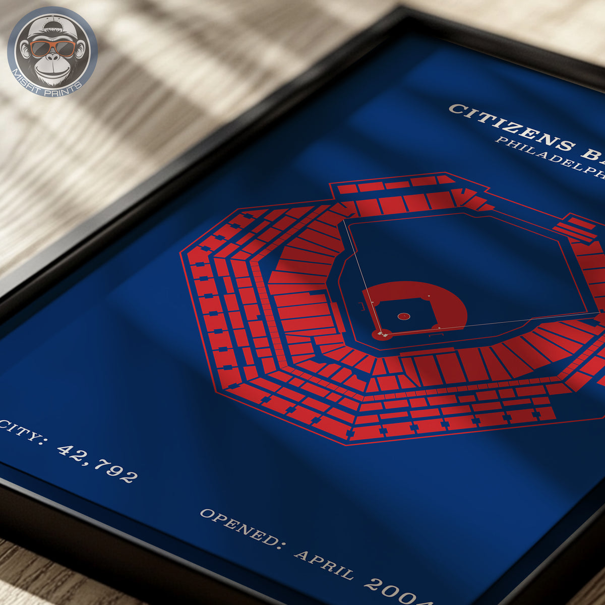 Citizens Bank Stadium | No Border Print