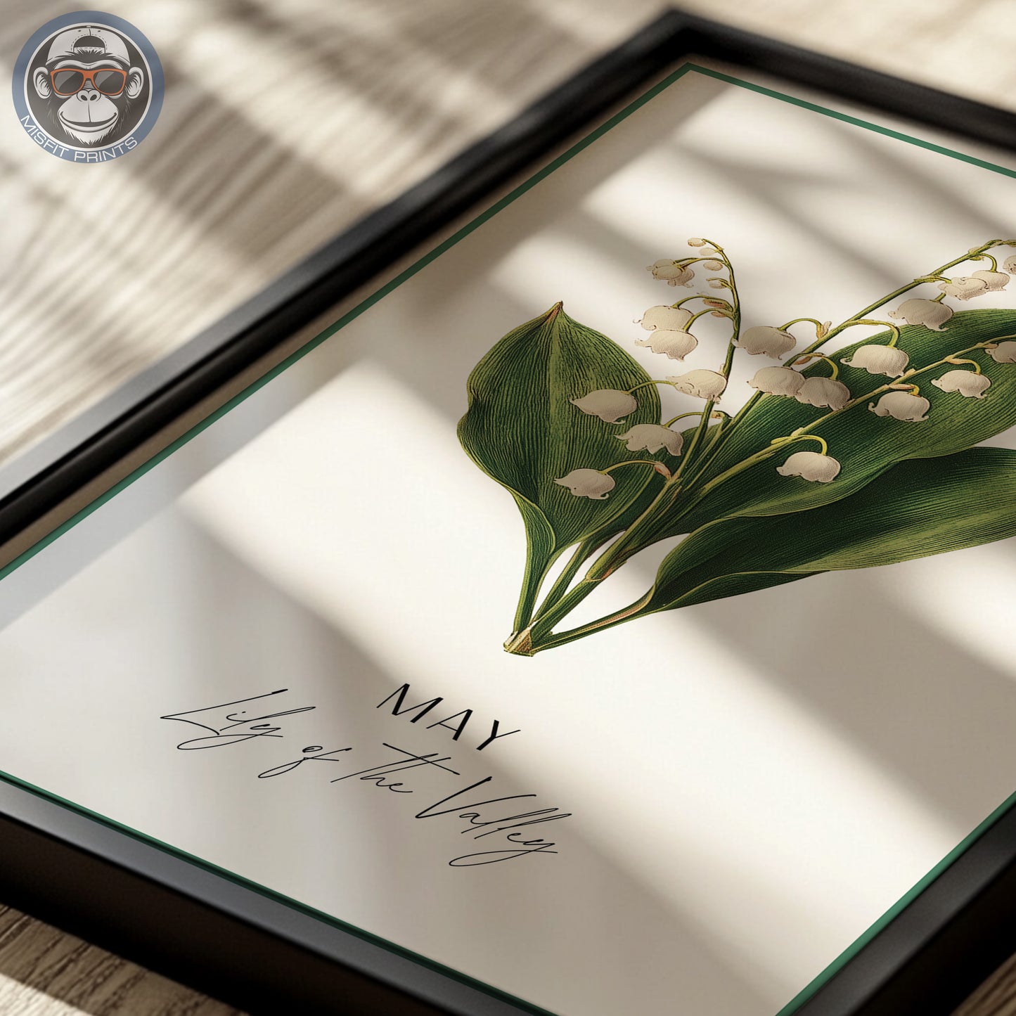 May Birth Flower Art Print – Lily of the Valley