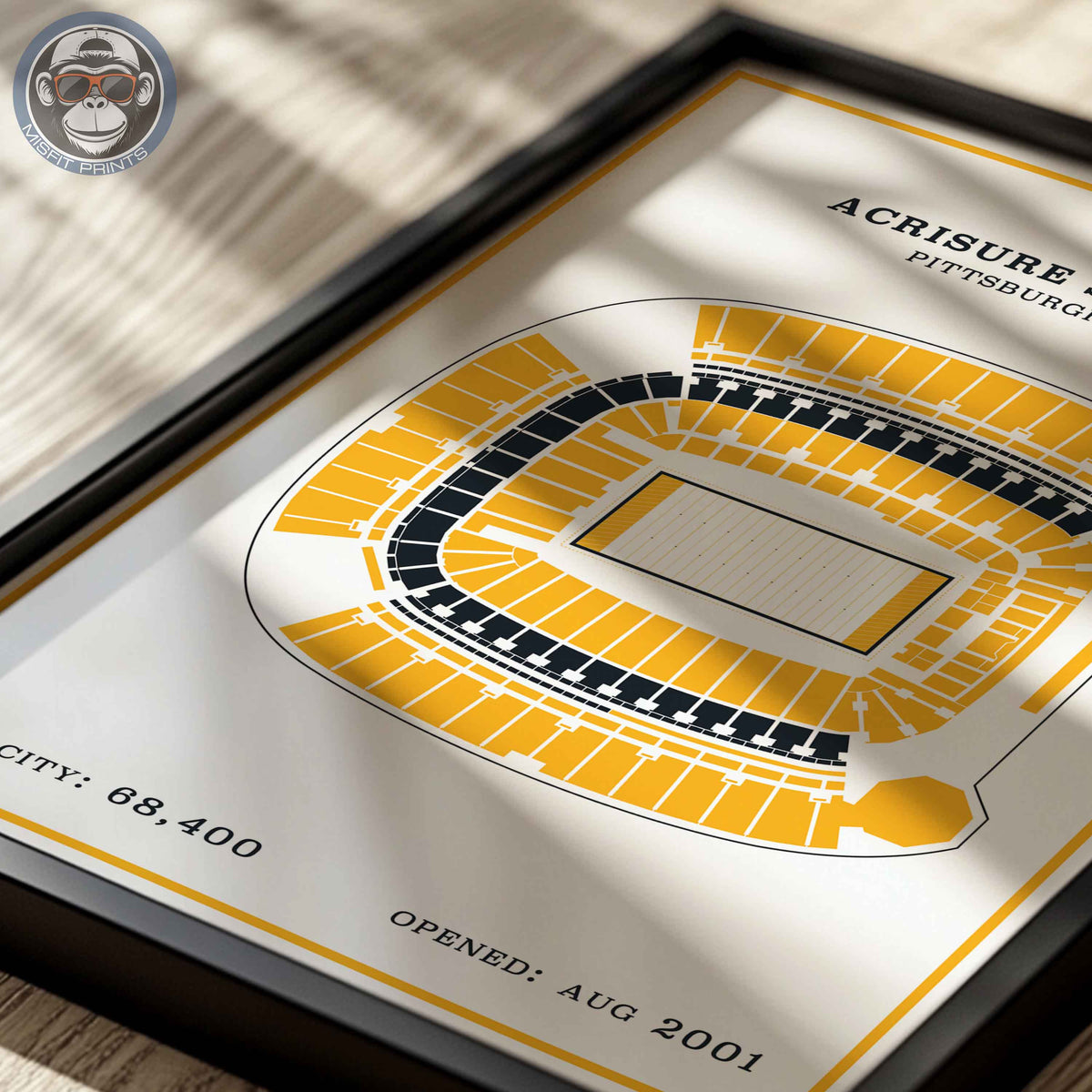 Acrisure Stadium - Modern Border Print