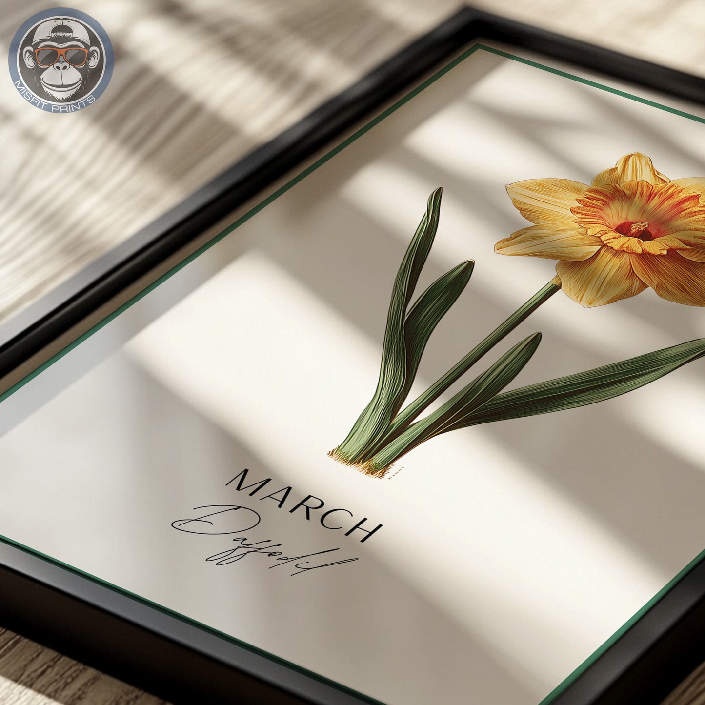March Birth Flower Poster – Daffodil