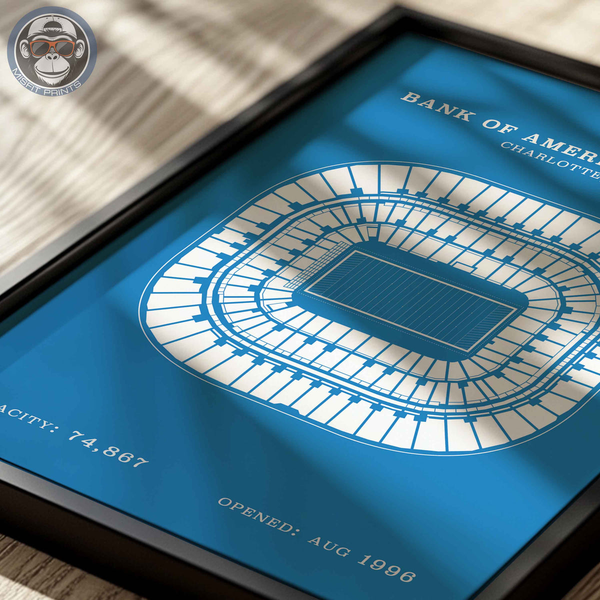 Bank of America Stadium - No Border Print
