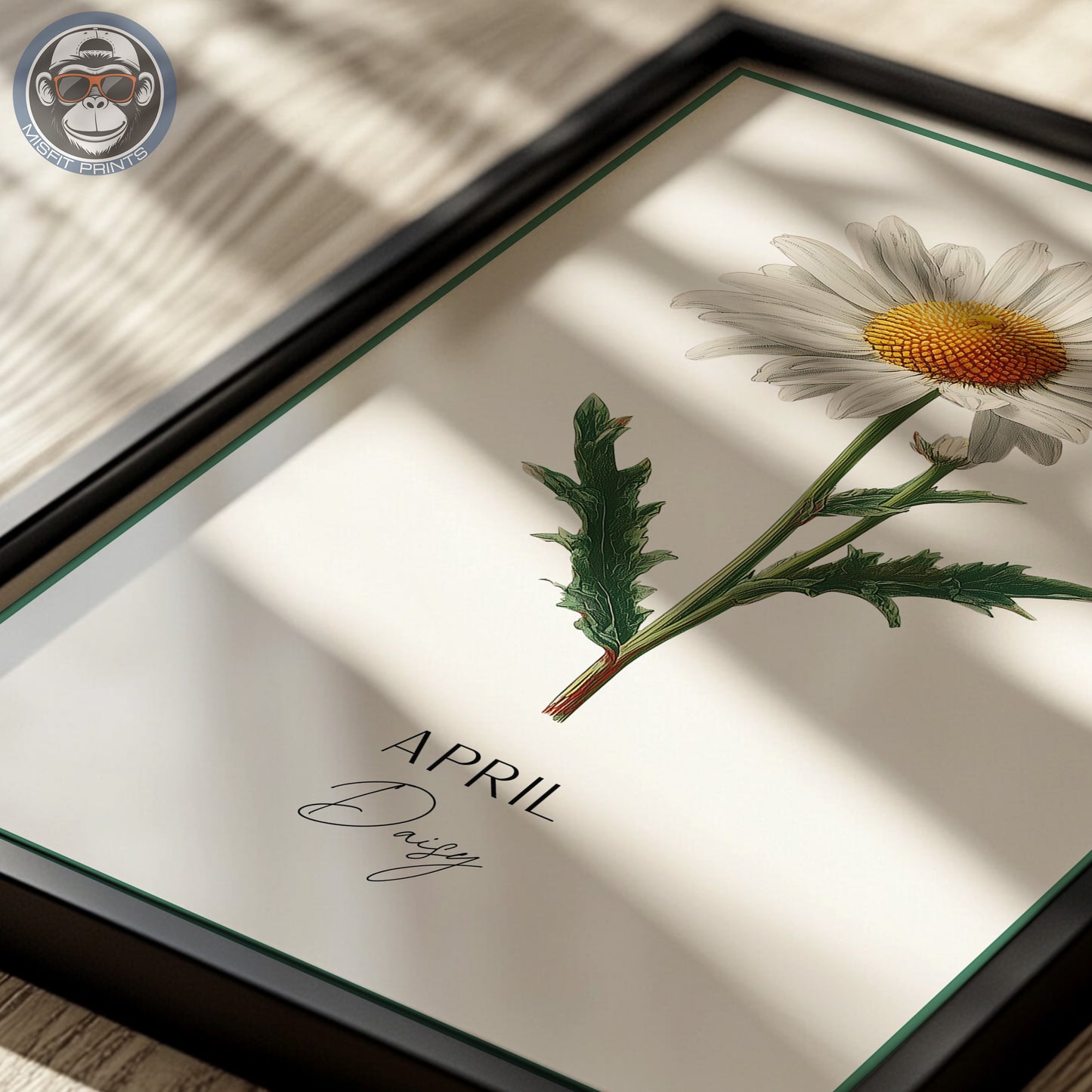 April Birth Flower Print – Daisy