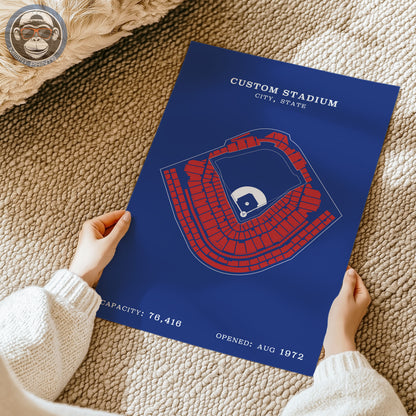Custom Sports Venue Poster