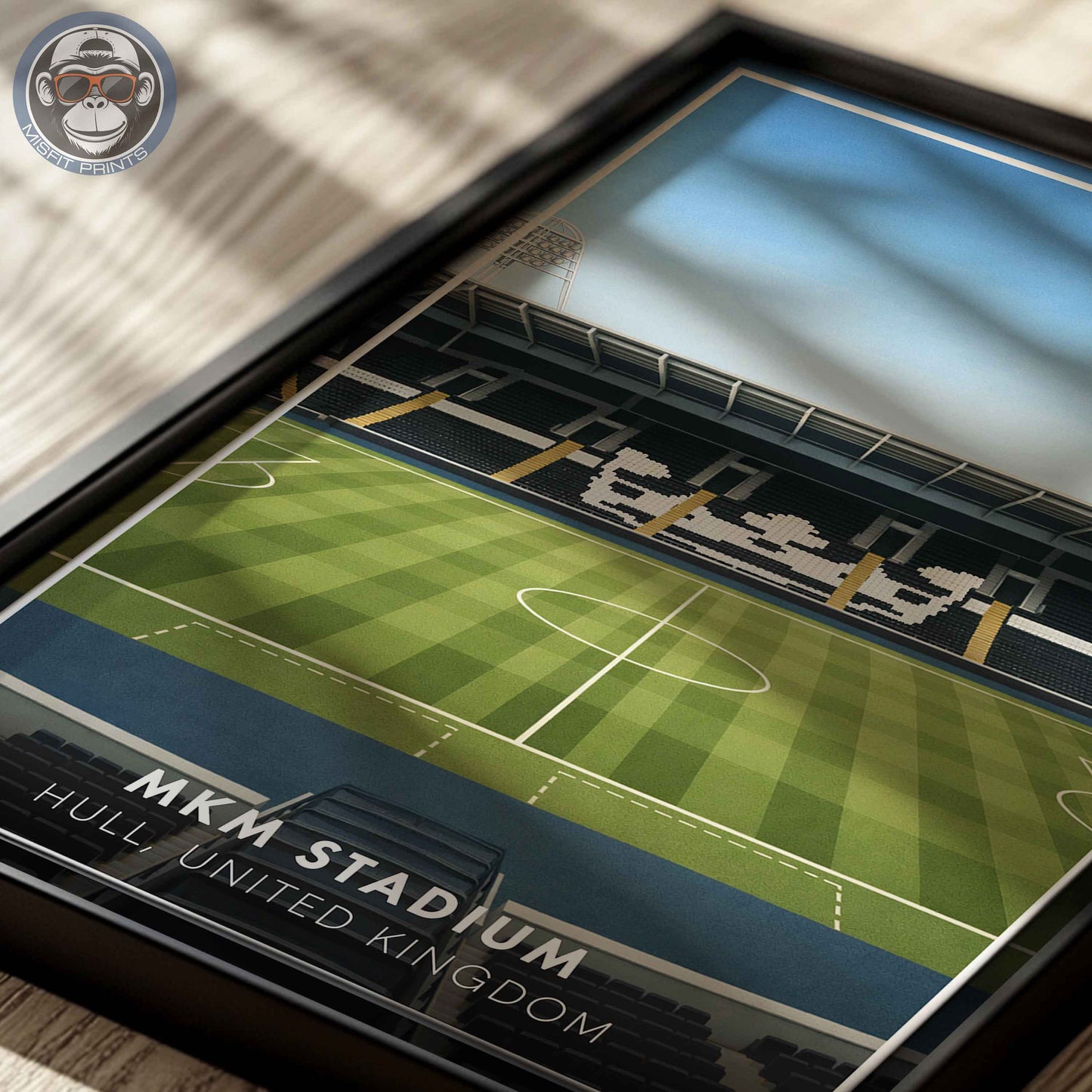 Hull City MKM Stadium Poster | Football Stadium Print
